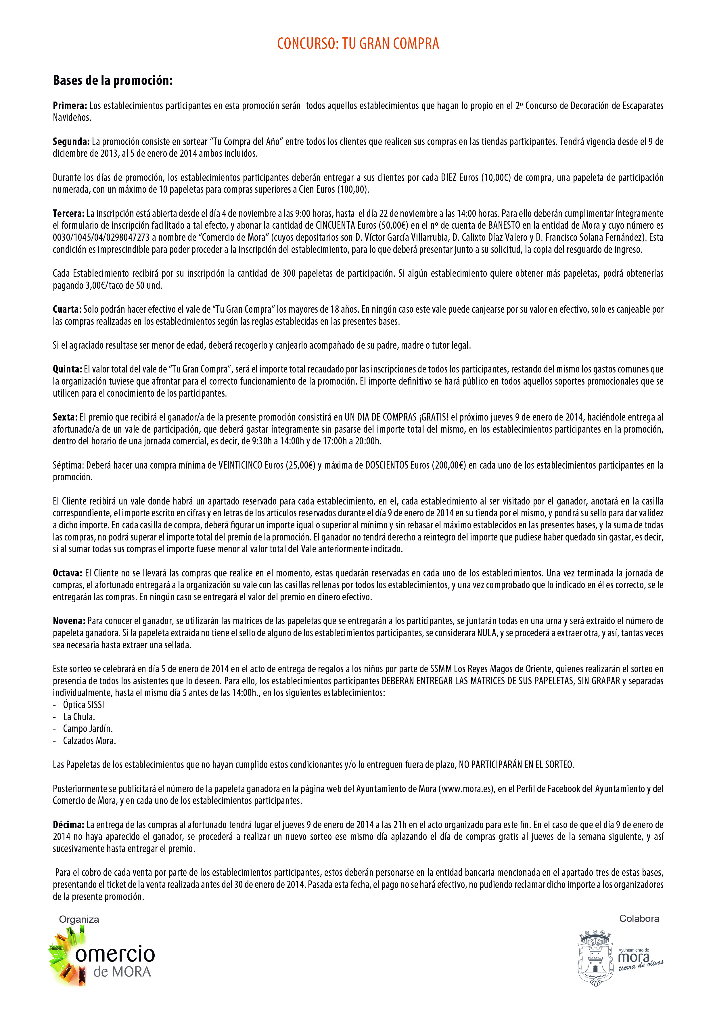 Bases 3 Edicin de TU GRAN COMPRA